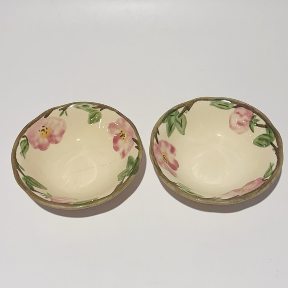 Franciscan Other - (2) Franciscan‎ Wedgwood Desert Rose 6" Bowls Made in England